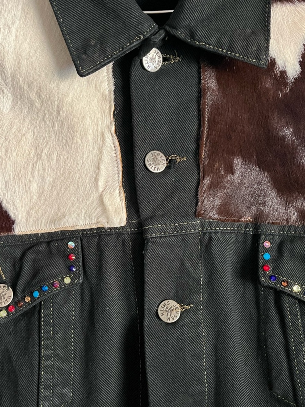 Western Denim Fringe Jacket - M - Picture 2 of 11